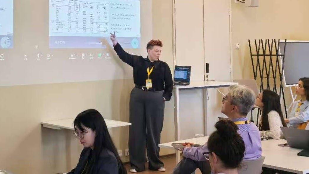 Classroom discussion at a conference